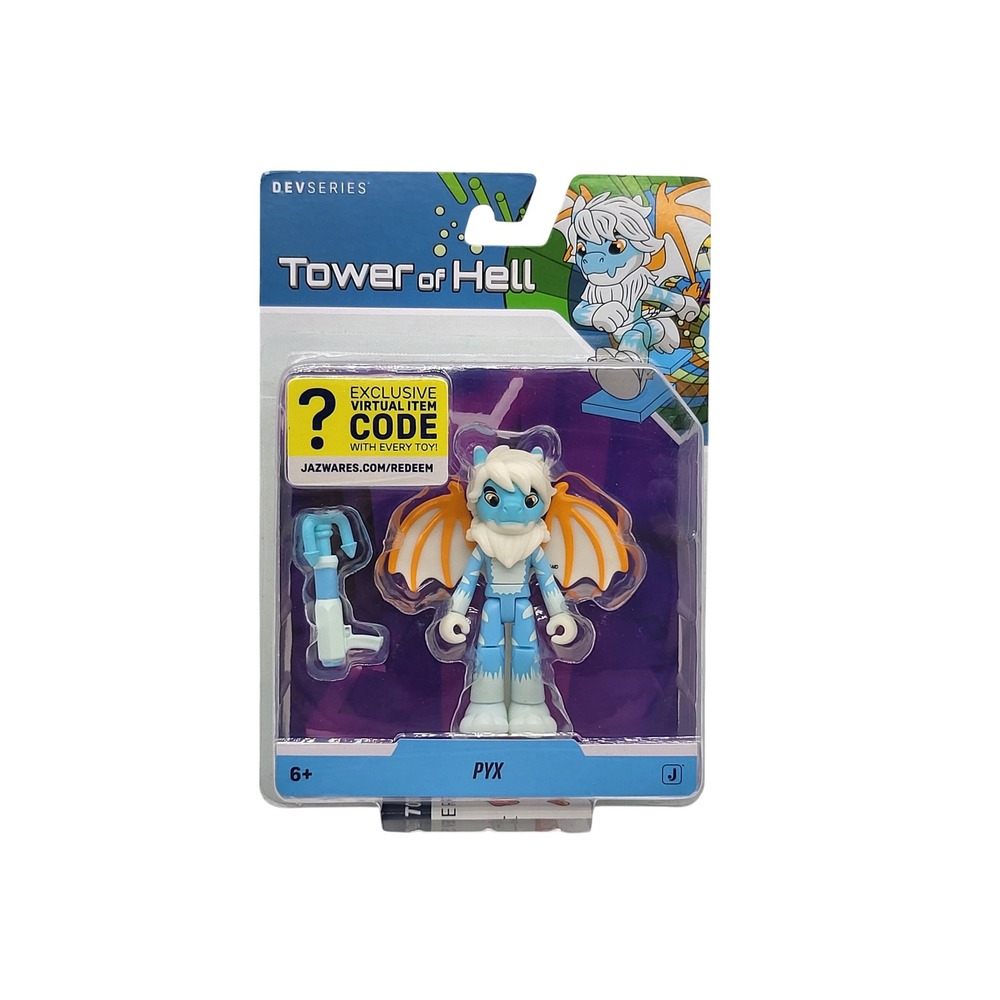 Roblox Tower of Hell Pyx Dev Series Action Figure w/ Exclusive Virtual‎ Code